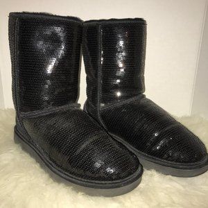 Black Sparkle Ugg Boots